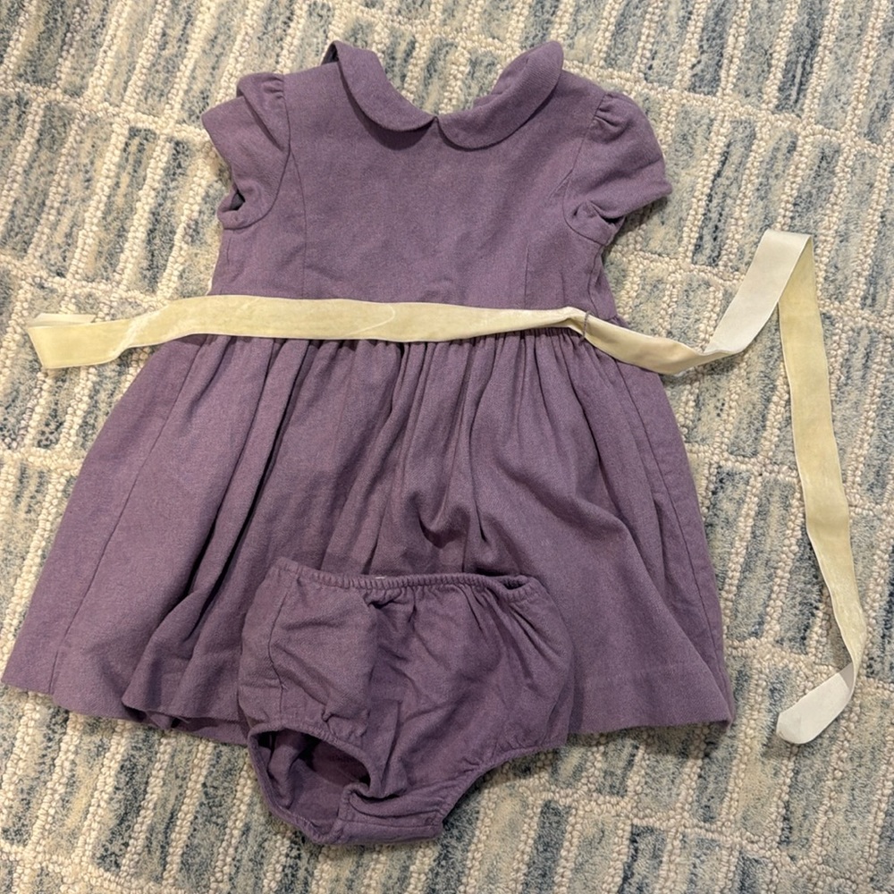 Lavendar wool ralph lauren dress